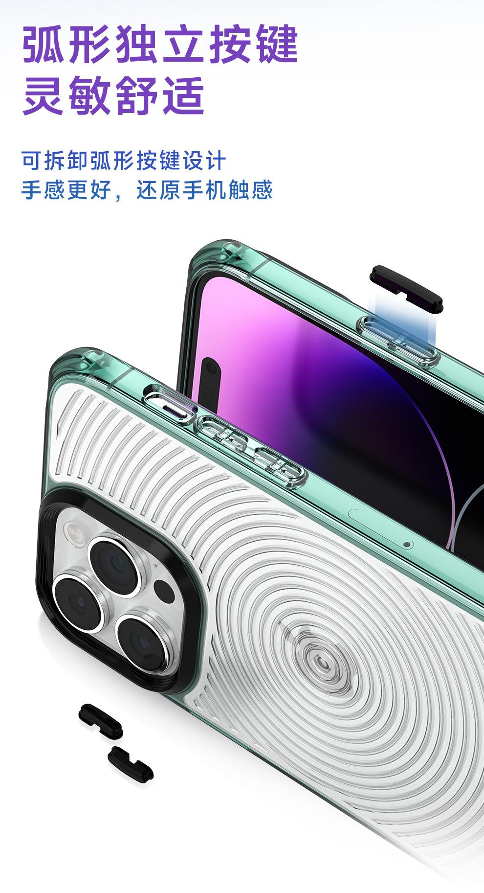 详情F9螺纹苹果iphone14斜挂手机壳批发冰晶透 (8)