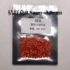 0,8-3mm-3mm Pedra Preciosa Redonda Laranja-Vermelha Pedra Solta Zircônia Laranja-Vermelha Diamante com Fundo Pontudo Anel Brinco Diamante de Reposição Cravação de Diamante