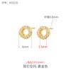 Pendientes de Plata de Ley 925 Soporte Vacío para Mujer Plata Antigua Arena Dorada Retro Soporte para Pendientes DIY Pendientes de Perla de Cera de Abeja Soporte Vacío