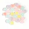 Acrílico Estrela de Cinco Pontas Coração Flor Pequena Contas Transparentes Foscas Contas DIY Acessórios para Joias Contas por Atacado