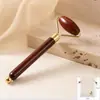 Palo de masaje rodante de palo de rosa para masaje facial, palo para desbloquear meridianos y puntos de acupuntura del área de los ojos, herramienta de cuidado de la salud en casa