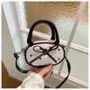 Bolso Satchel de Color Sólido con Lazo de Lunares 2025 Verano Nuevo Estilo de Moda Gran Capacidad Hombro Cruzado para Mujer