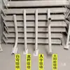 Poste Brazo Poste de Modificación de Patio Tubo 50 Tubo 60 Poste de Cemento Aro Soporte de Farola Poste Brazo 0.6m 1.5