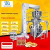 Máquina de Embalagem de Granulados de Pesagem Combinatória Multicabeças Totalmente Automática para Alimentos Extrudados, Nozes, Doces, Pesagem, Grande, Vertical, Inteligente