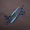 Cabeleireiro Tesouras de Cabeleireiro de Aço Inoxidável Cor Arco-Íris Dourado Azul Roxo Tesouras Planas Tesouras Desbastadoras Tesouras de Corte de Cabelo Fornecimento Direto do Fabricante