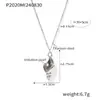 Collar de clavícula de concha incrustada estilo ins europeo y americano con perla de imitación para mujer de acero de titanio chapado en oro real de 18k nicho joyería comodín al por mayor