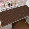 Alfombrilla de escritorio de lunares estilo ins coreano, alfombrilla de escritorio estilo japonés para niñas y estudiantes, protector de escritorio impermeable y estéticamente agradable