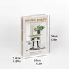 Caja de Almacenamiento de Libros Falsos de Inglés Simple, Modelo de Libro Abrible Creativo Simulado, Caja de Almacenamiento de Libros Decorativa Suave para Casa Modelo Villa