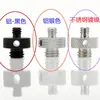 Estabilizador de Acero Inoxidable Accesorios para Jaula de Conejos Soporte en L de Doble Cabeza Tornillo para Cámara de Trípode de 1/4 a 1/4 a 3/8
