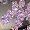 Brincos Super Fada Rosa Cristal de Açúcar Tridimensional 2025 Novo Design de Nicho Brincos com Pino de Prata Brincos Elegantes para Mulheres