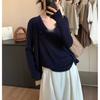 Conjunto de Duas Peças Casual Versátil e Fashionável de Cor Sólida para Mulheres: Colete + Cardigan - Outono 2026 - Look Versátil e Relaxado