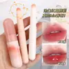 Pincel para Labios con Tapa, Cabeza Redonda, Mini Portátil de Cerdas Suaves para Difuminar Labial, Pincel para Corrector, Herramienta Multifuncional para Belleza de Labios