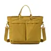Bolsa Tote Simples, Grande Capacidade, Bolsa de Ombro de Nylon de Uso Duplo para Mulheres, Bolsa Transversal de Nicho para o Dia a Dia com Múltiplos Bolsos