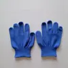 Guantes de Etiqueta para Actuación Infantil al por Mayor para Primavera, Verano y Otoño, Adecuados para Estudiantes de Primaria y Secundaria, Gimnasia, Eventos Deportivos y Danza, Hechos de Nylon Blanco con Cinco Dedos