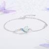 Pulseira original Love Opal Stone feminina 925 prata esterlina verão fresco estilo coreano Ins estilo estrela pulseira de alta qualidade Sense