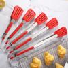 Pinza para alimentos de acero inoxidable, de silicona, para pan, espátula, pinza para buffet, pinza para barbacoa, pinza para barbacoa coreana, pinza para pastel, pinza para barbacoa