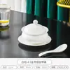 Restaurante de Hotel Club Shaxian Olla de cerámica china para guisar a prueba de agua guiso Bol para huevo al vapor Nido de pájaro con tapa Olla para guisar Buddha salta la pared