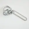 Chaveiro de Carro Cheio de Strass Quente Chaveiro de Casal Pingente de Bolsa Anel de Chaveiro de Diamante DIY