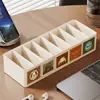 Caja de Almacenamiento para Compartimento de Cables de Datos Hub Organizador de Escritorio para Gestión de Cables Caja Organizadora Enrolladora de Cables de Carga de Gran Capacidad