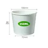 [com Tampa para Prevenir Vazamento] Tigela de Papel 350ml/500ml Caixa Descartável para Fast Food para Vendas em Barracas e Embalagem para Levar