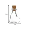 Artesanal DIY Criativo Garrafa de Rolha Forma Especial Garrafa de Vidro para Artesanato 1ml Mini Garrafa de Desejos Garrafa de Mensagem