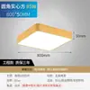 Luz hexagonal hueca de madera con veta de madera LED transfronteriza, luz con forma hexagonal, lámpara colgante redonda, adecuada para centros comerciales, supermercados y oficinas