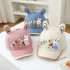 Gorras de Bebé Estilo Coreano al por Mayor Gorras de Béisbol para Niños y Niñas de 1 Año Gorras Infantiles de Dibujos Animados Champiñón Conejo Sombreros de Sol de Verano