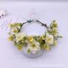 Guirnalda de flores de New Forest para novia, tocado para vacaciones en la playa, diadema para fotografía de bodas, accesorios para el cabello