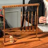 Soporte de Escritorio para Pinceles, Exhibidor Multifuncional de Nivel Básico para Pinceles, Almacenamiento de Papelería Específico para Caligrafía