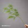 Flores artificiais em tons de verde, de haste única, para decoração de local de casamento, decoração de salão de casamento de luxo, arranjos florais de plástico