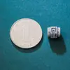 Plata pura 999, cuentas con mantra de seis caracteres estilo chino retro, cuentas de la suerte, cuentas espaciadoras facetadas, cuentas de plata con mantra de seis caracteres, accesorios para DIY