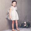 Vestido para Niña con Mangas Volantes, Vestido Súper Hada Princesa, Nuevo Estilo de Verano, Ropa Infantil de Comercio Exterior, Venta al por Mayor para Edades 3-8