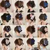Accesorio para el cabello estilo Hepburn de lunares con una pinza de tiburón grande, diseñado para cabello voluminoso, adecuado para coletas altas, pinza de cangrejo triangular, accesorio para el cabello para mujer