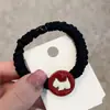 Nova Coleção Coreana de Scrunchies Plissados de Renda com um Toque de Luxo, Acessório de Prendedor de Cabelo Simples e Moderno com um Toque de Elegância