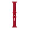 Para applewatch Apple Watch iwatch1-8 Geração SE Cor Sólida Silicone Borboleta Fivela Correia em estoque
