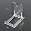 Caja Mina Gato Caja Estándar Mina Cristal Mineral Muestra Caja Exhibición Colección Caja Cubo Caja Plástico Transparente S3.4S5.1