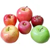 Accesorios de modelo de frutas y verduras de simulación Manzana Falsa Naranja Pera Pimiento Patata Hoja de Verdura Fotografía Suministros de Educación Preescolar