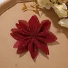 Hada de Principios de Otoño Tela Elegante Estrellada Plisada Camelia DIY Accesorios para el Cabello Tocado Accesorios para Ropa Materiales de Accesorios