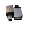 Adaptador de aleación de aluminio con conector macho USB Type-C y hembra USB 3.0 para teléfono móvil, unidad flash USB, lector de tarjetas, OTG, carga