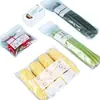 Bolsa de sellado en tira larga para refrigerador y congelador doméstico, bolsa autosellante para almacenamiento de frutas y snacks, tipo cremallera, bolsa para mantener la frescura