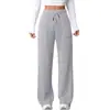 Roupas Femininas Transfronteiriças Outono e Inverno 2025 Europeias e Americanas Amazon Wish Nova Exportação Cor Pura Listra Canelada Bolso com Aba Calças Casuais para Mulheres