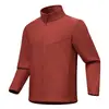 Coleção de primavera e outono, cor sólida, gola alta, vestuário de trabalho softshell, personalizável com logotipo, adequado para escritórios corporativos e concessionárias 4S
