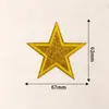 Parche Bordado de Estrella de Cinco Puntas con Lentejuelas de Colores Parche Bordado de Lentejuelas Autoadhesivo Accesorios de Ropa DIY Venta al por Mayor