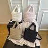 Bolso de Hombro a Cuadros Bordado de Comercio Exterior Gran Capacidad Casual Simple Ligero Bolso de Mano Ins Moda Coreana Bolso Cruzado