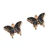 Hermoso color solo colgante mariposa diy aleación gota de aceite pendientes colgante accesorios collar broche bolsa ropa colgante
