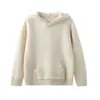 Suéteres de Cashmere Infantis para Meninos e Meninas, Suéteres de Cashmere, Suéteres com Capuz de Malha Grossa para Aquecimento Interno