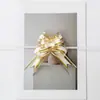 Fita de Flor Puxada à Mão com Borda Dourada Caixa de Doces de Casamento Caixa de Presente Decoração de Casamento Suprimentos de Casamento Carro de Casamento Quarto de Casamento Escada Laço