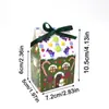 Paquete de 12 Cajas de Empaque Navideño de Cuatro Colores Mixtos Caja de Regalo Caja de Dulces Suministros para Fiestas Suministros de Empaque