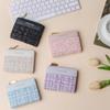 Billetera Corta Estilo Coreano para Mujer, Nueva Cartera Pequeña Estilo Chanel, Ins Linda para Estudiante, Moda Transfronteriza Pequeña