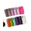 Para funda de teléfono móvil iPhone16promax iPhone15 color sólido simple borde ondulado 14/13 suave 12/11/8